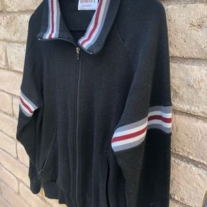Vintage track jacket Oshman’s Sportswear striped warm up athleisure M
